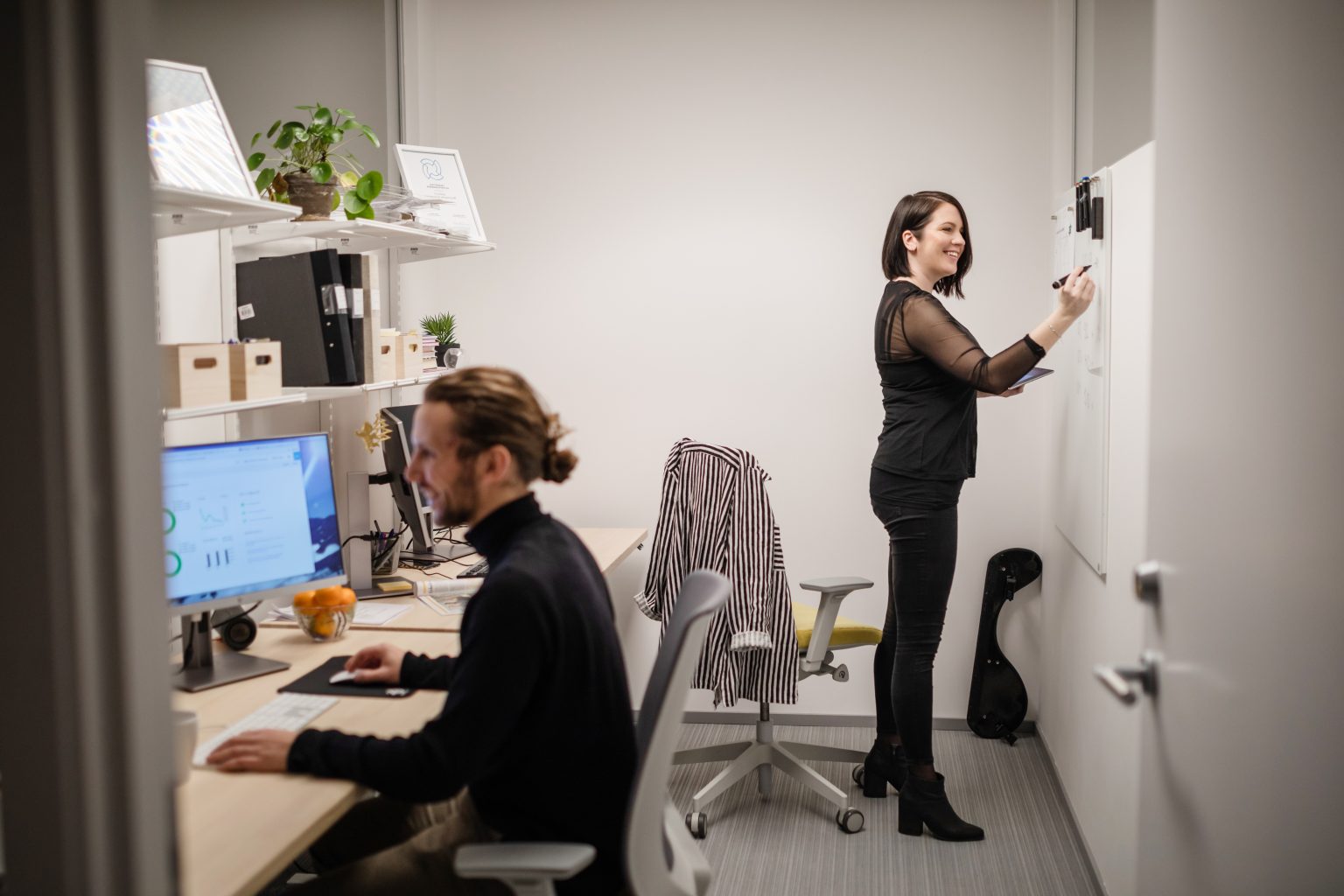 Kontor på BIC Factory med företaget Cura Nord