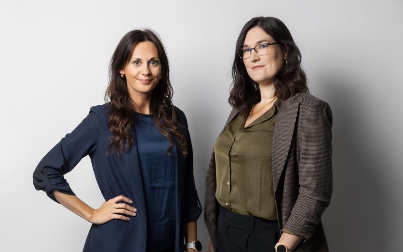Jonna Chennoufi Larsson och Sara Gerdin från Bygglovia Konsult Norr AB.