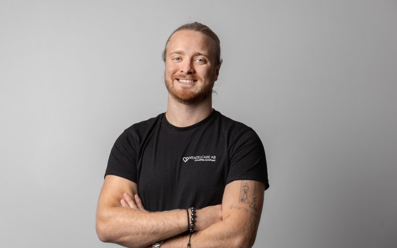 Porträtt ung entreprenör, man, HLR, Hugo Wenzel, startup, BIC Factory