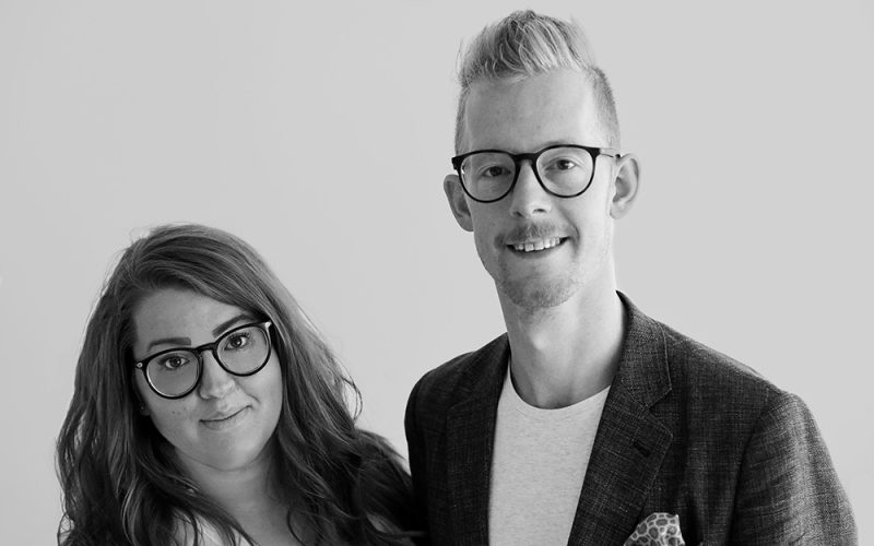 Annelie Knutsson och Johan Granström, grundare av bolaget MÄJT